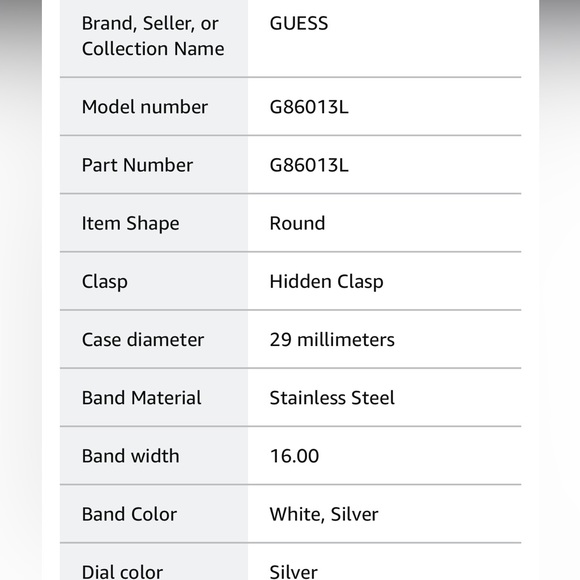 GUESS Women’s Crystal Butterfly Watch, G86013L - Picture 8 of 12